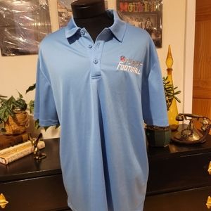 Port Athority Football Mens Polo Shirt Size XL